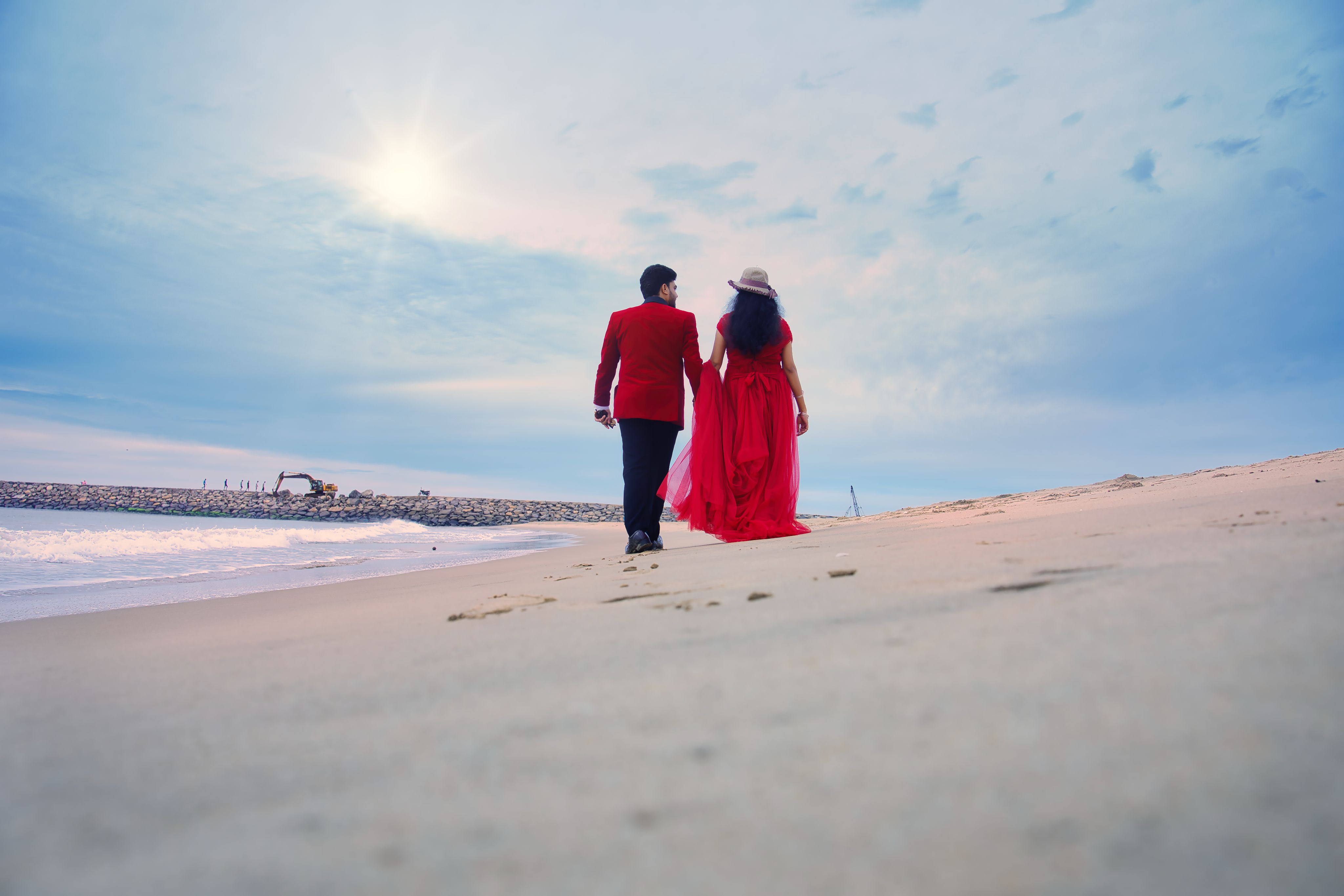 Pre-wedding beach Dubai